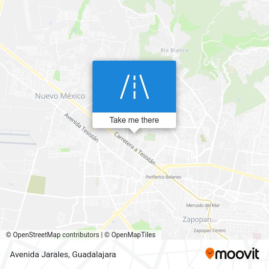 Mapa de Avenida Jarales