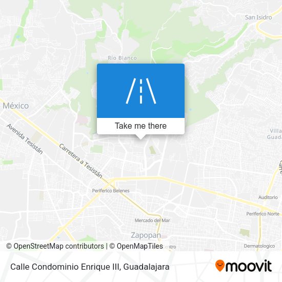 Mapa de Calle Condominio Enrique III