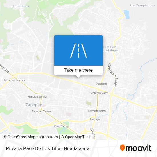 Privada Pase De Los Tilos map