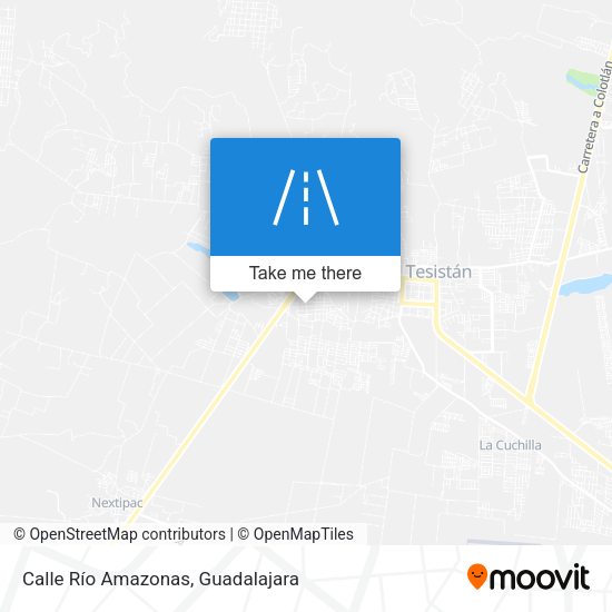 Mapa de Calle Río Amazonas
