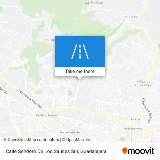 Calle Sendero De Los Sauces Sur map