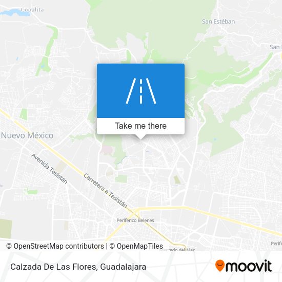 Calzada De Las Flores map