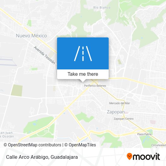 Mapa de Calle Arco Arábigo