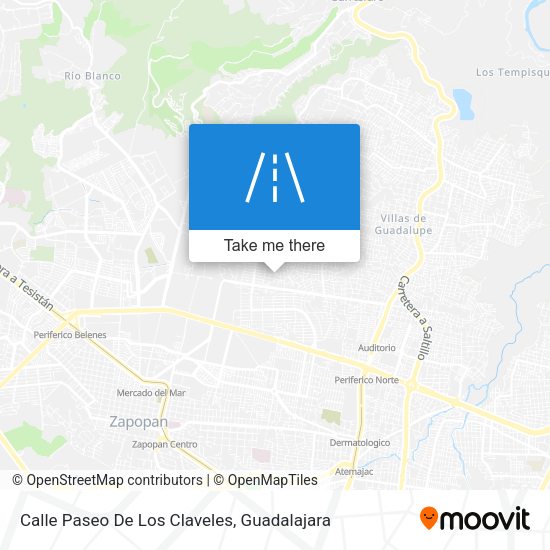 Calle Paseo De Los Claveles map