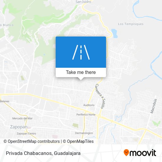 Privada Chabacanos map