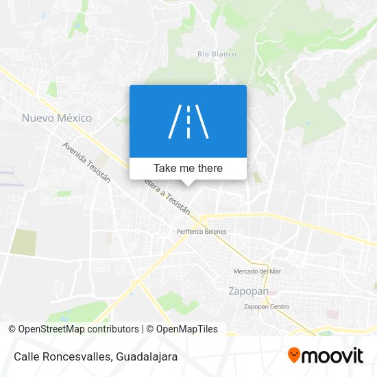 Calle Roncesvalles map
