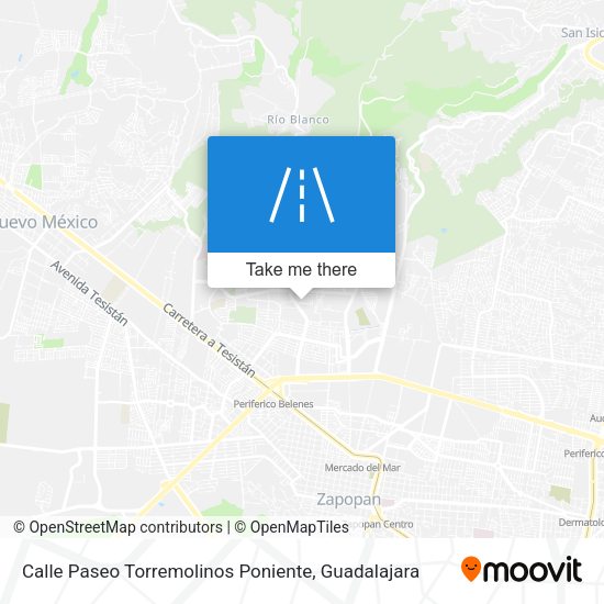 Mapa de Calle Paseo Torremolinos Poniente