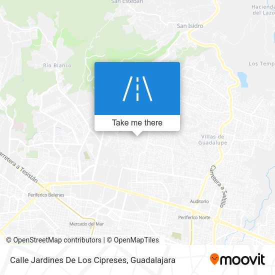 Calle Jardines De Los Cipreses map