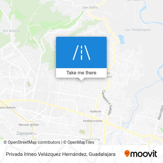 Privada Irineo Velázquez Hernández map