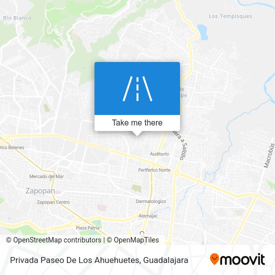 Privada Paseo De Los Ahuehuetes map