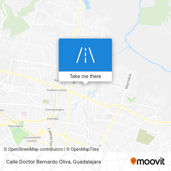 Calle Doctor Bernardo Oliva map