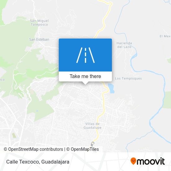 Mapa de Calle Texcoco