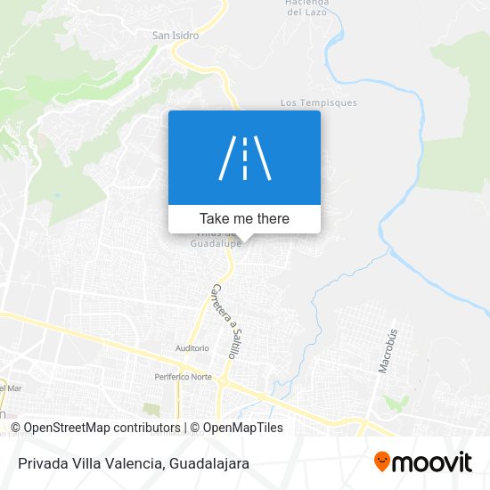 Privada Villa Valencia map