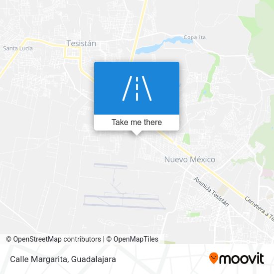 Mapa de Calle Margarita