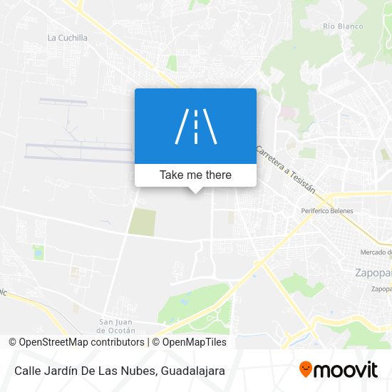 Calle Jardín De Las Nubes map