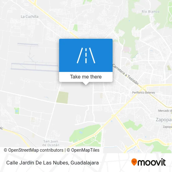 Calle Jardín De Las Nubes map