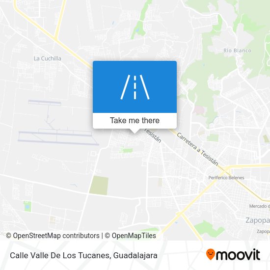 Calle Valle De Los Tucanes map