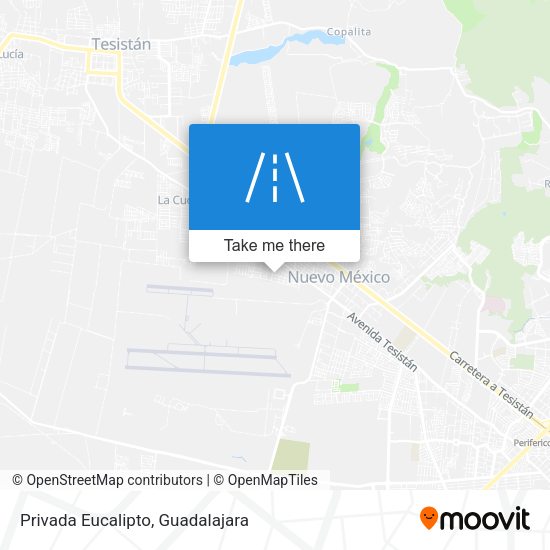 Mapa de Privada Eucalipto