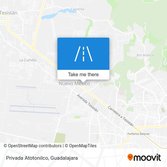 Mapa de Privada Atotonilco