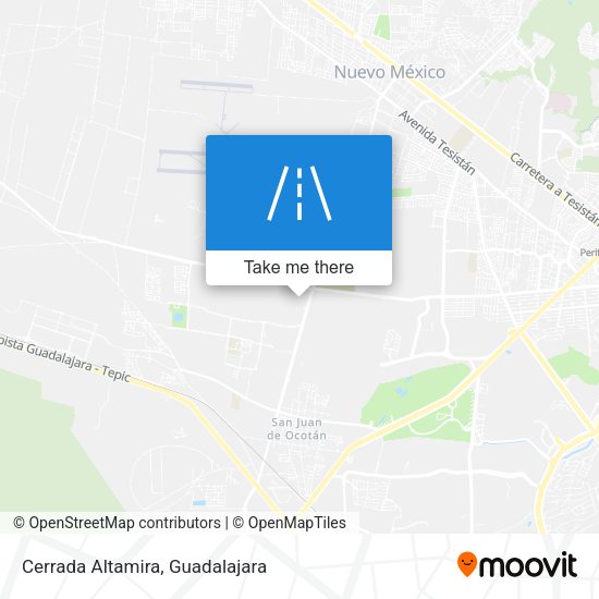 Mapa de Cerrada Altamira