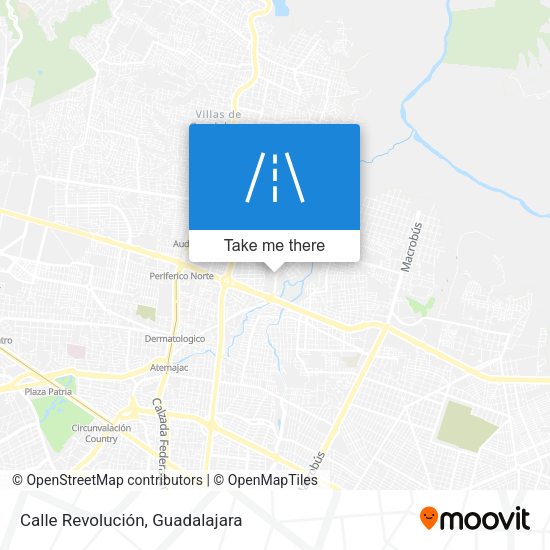 Calle Revolución map