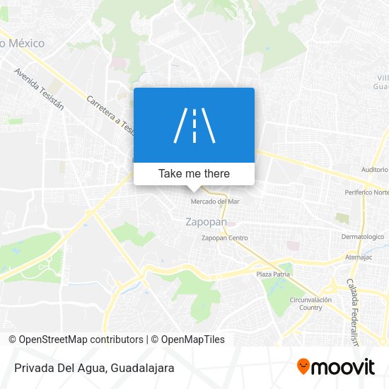 Privada Del Agua map