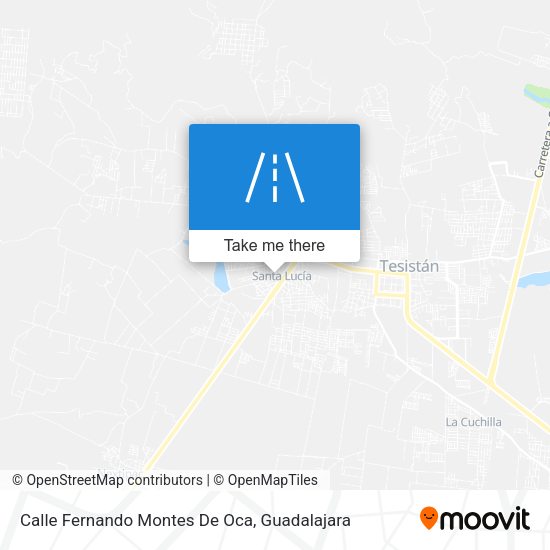 Calle Fernando Montes De Oca map