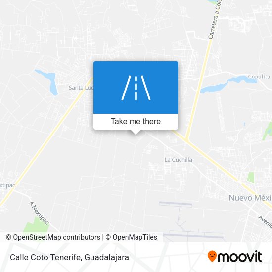 Calle Coto Tenerife map
