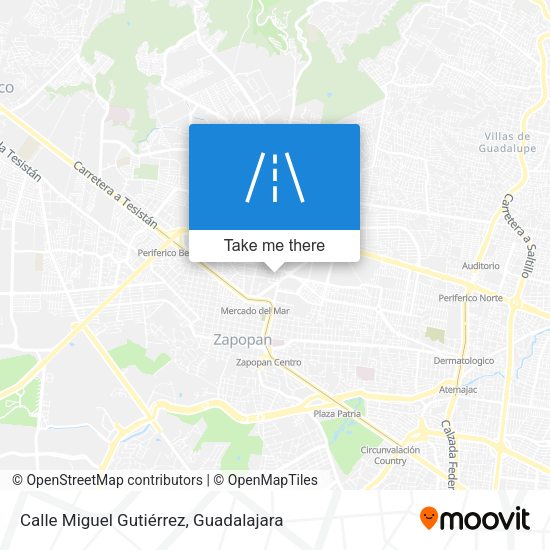 Mapa de Calle Miguel Gutiérrez