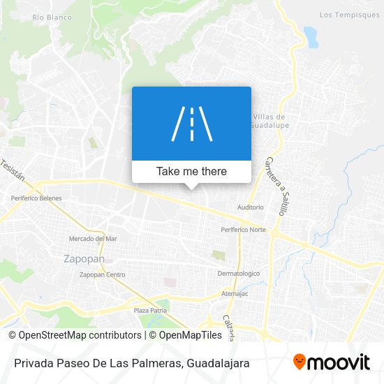 Privada Paseo De Las Palmeras map