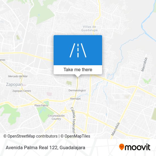 Avenida Palma Real 122 map