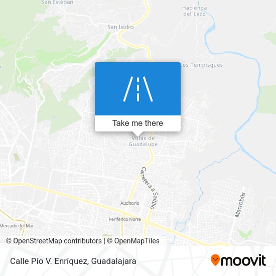 Calle Pío V. Enríquez map