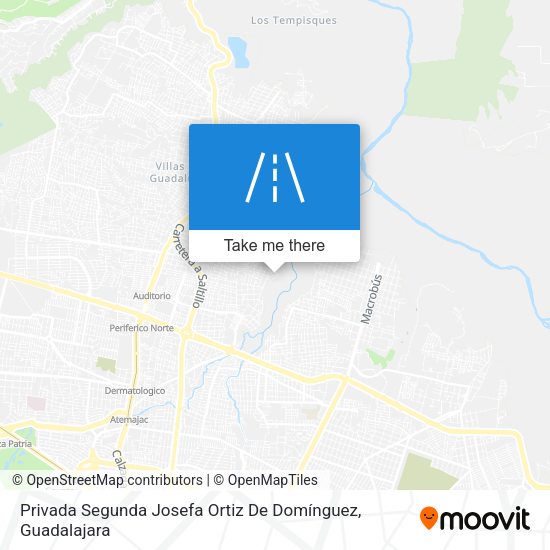 Mapa de Privada Segunda Josefa Ortiz De Domínguez