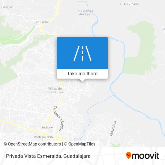 Privada Vista Esmeralda map