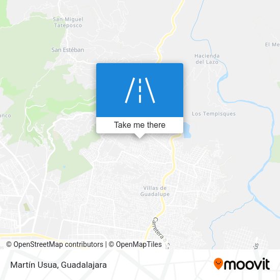 Martín Usua map