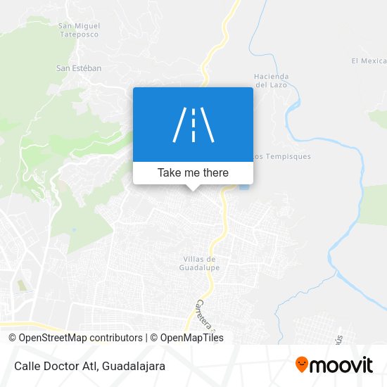 Mapa de Calle Doctor Atl