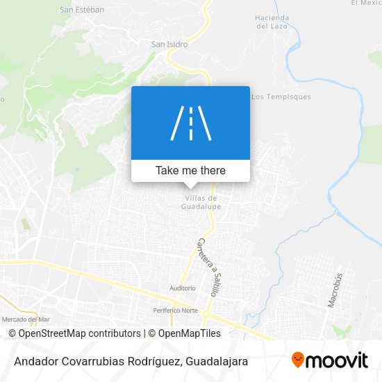 Andador Covarrubias Rodríguez map