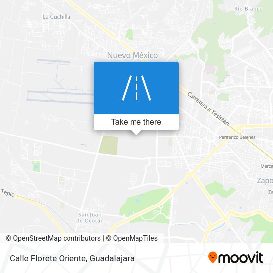 Calle Florete Oriente map