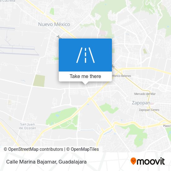 Mapa de Calle Marina Bajamar