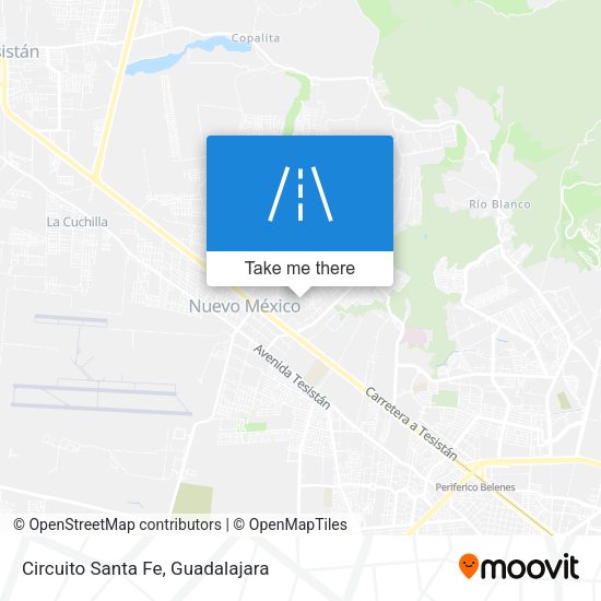 Circuito Santa Fe map