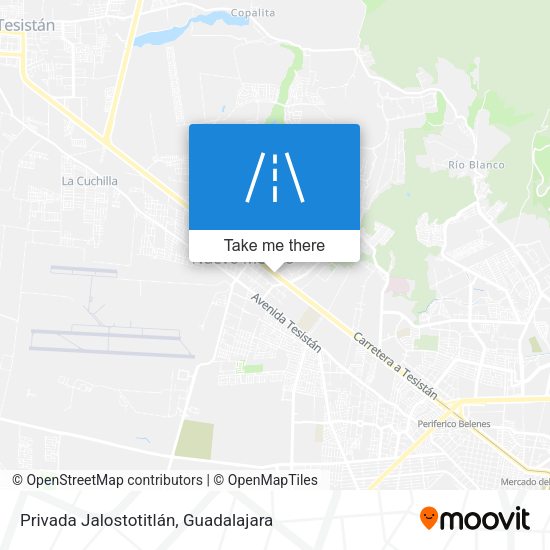 Privada Jalostotitlán map