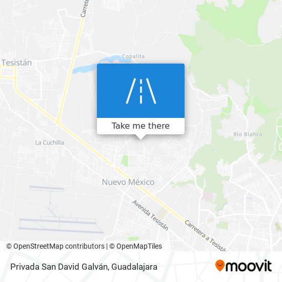 Privada San David Galván map