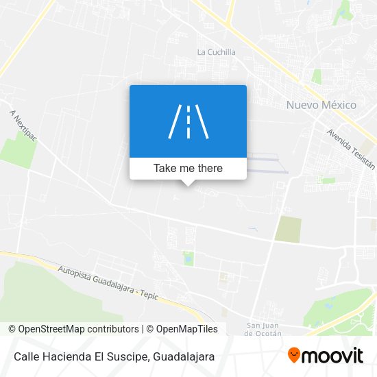 Mapa de Calle Hacienda El Suscipe