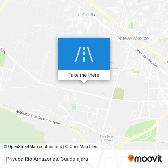 Privada Río Amazonas map