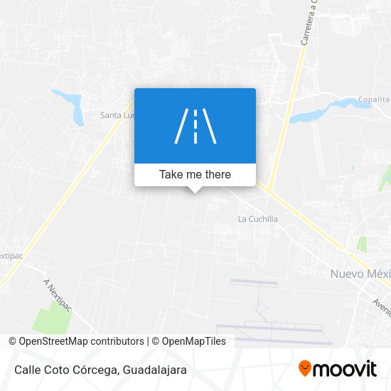 Calle Coto Córcega map