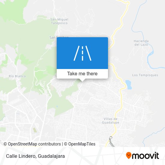 Calle Lindero map