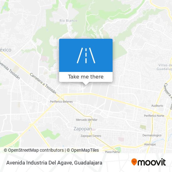 Avenida Industria Del Agave map