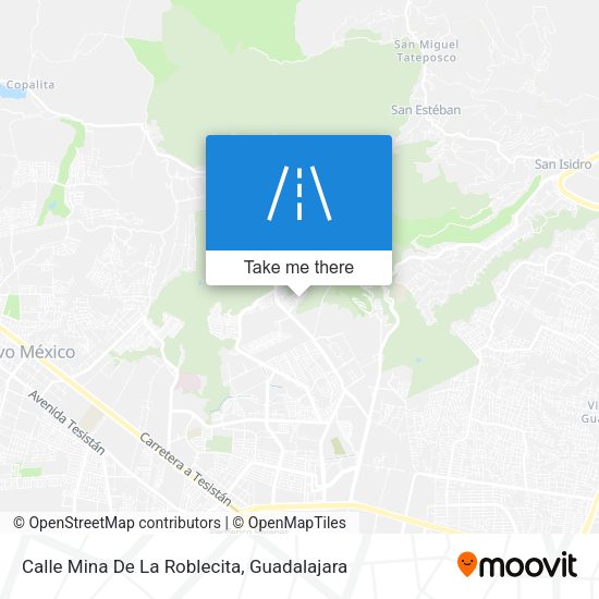 Mapa de Calle Mina De La Roblecita
