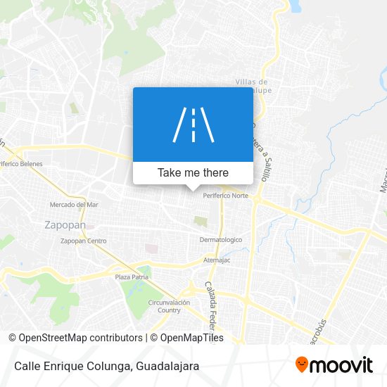 Calle Enrique Colunga map
