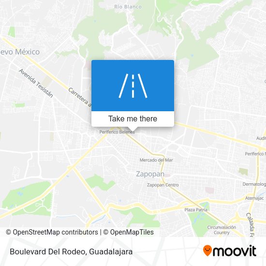 Boulevard Del Rodeo map